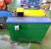 Brushing machine for surface finishing