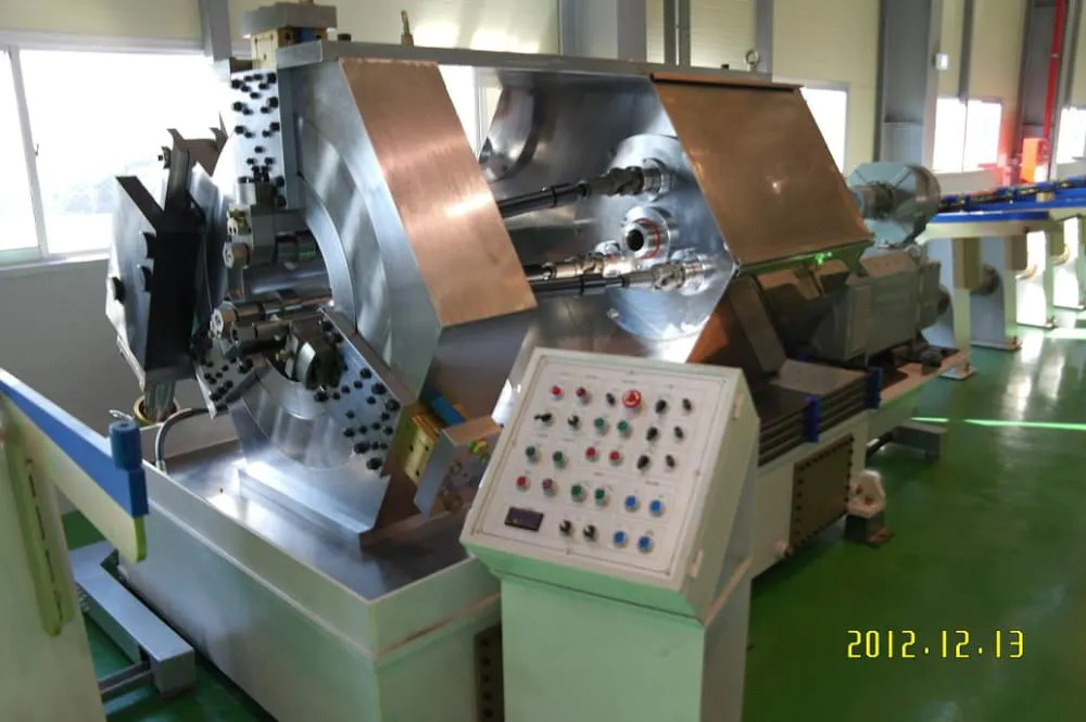 Extruded machine