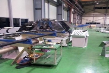 High and middle fin forming machine